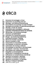 Elica Era 80 Prescriptions De Montage Et Mode D'emploi