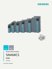 Siemens SINAMICS G220 Instructions De Service