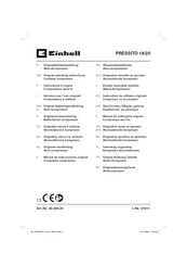 EINHELL PRESSITO 18/25 Hybrid Instructions D'origine