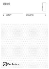 Electrolux IK3318CAL Notice D'utilisation