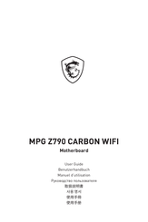 MSI MPG Z790 EDGE WIFI Manuel D'utilisation