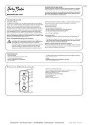 Thomann Harley Benton MiniStomp Copy Paste Guide De Démarrage Rapide