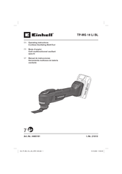 EINHELL TP-MG 18 Li BL Mode D'emploi