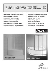 RAVAK SUPERNOVA VSK 2 Instructions De Montage