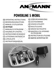 ANSMANN POWERLINE 5 MOBIL Manuel D'utilisation