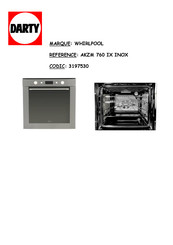 Whirlpool AKZM 760 IX INOX Mode D'emploi