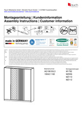 Rauch AG198.50L3 Instructions De Montage