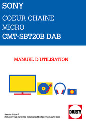 Sony CMT-SBT20B Mode D'emploi