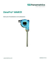 Baker Hughes Panametrics DewPro MMR31 Manuel D'installation Et D'utilisation