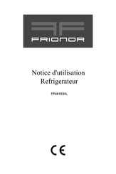 FRIONOR FP481ESIL Notice D'utilisation