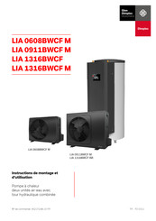 Glen Dimplex LIA 1316BWCF Instructions De Montage Et D'utilisation