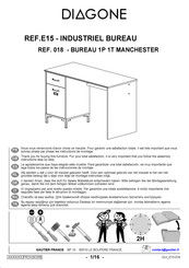 Diagone MANCHESTER 018 Instructions De Montage