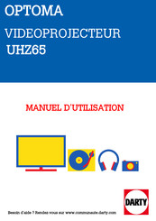 Optoma UHZ65 Manuel De L'utilisateur