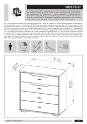 ML MEBLE SHELVE 07 Notice De Montage