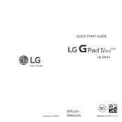 LG G Pad IV 8.0 Guide De Démarrage Rapide