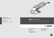 Bosch GWS Professional 8-100 C Notice Originale