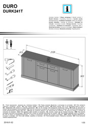 Forte DURO DURK241T Notice De Montage