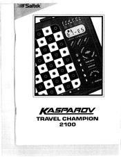 Saitek Kasparov Travel Champion 2100 Guide De Mise En Route Rapide