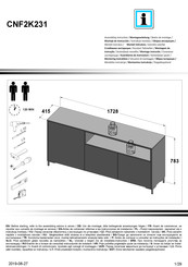 Forte CNF2K231 Notice De Montage