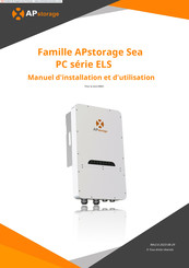 APstorage Sea PC ELS Serie Manuel D'installation Et D'utilisation