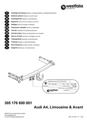 Westfalia Automotive 305 176 Notice De Montage Et D'utilisation