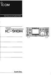 Icom IC-910H Notice D'utilisation