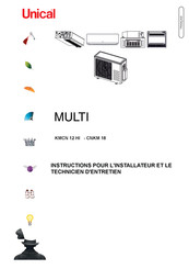 Unical MULTI CNKM 18 Instructions Pour L'installateur