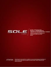 Sole Fitness SRVO SR260 Guide D'utilisation