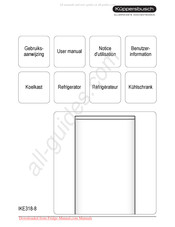 Kuppersbusch IKE 318-8 Notice D'utilisation