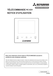 Mitsubishi Heavy Industries RC-ES1 Notice D'utilisation