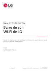 LG SN8YG Manuel D'utilisation