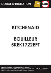 Kitchenaid 5KEK1722 Notice D'utilisation