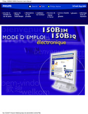 Philips 150B3Q Mode D'emploi