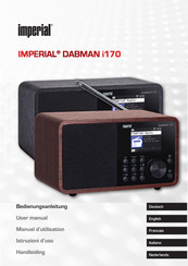 Telestar IMPERIAL DABMAN i170 Manuel D'utilisation