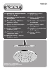 Cornat TECBW3434 Manuel De Montage Et D'utilisation
