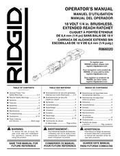 Ryobi R866020 Manuel D'utilisation