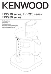Kenwood FPP220 Serie Instructions