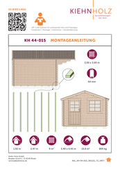 Kiehn-Holz KH 44-015 Instructions De Montage