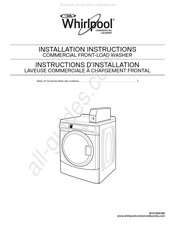 Whirlpool CHW8990CW Instructions D'installation