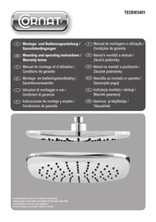 Cornat TECBW3401 Manuel De Montage Et D'utilisation