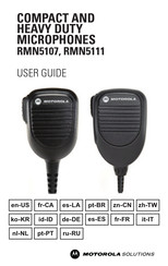 Motorola RMN5107 Mode D'emploi