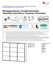 Rauch AC354.01X1 Instructions De Montage