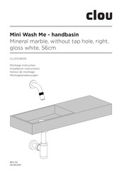 clou mini wash me CL/03.08139 Notice De Montage