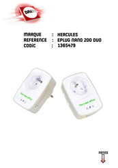 Hercules EPLUG 200 NANO PT Mode D'emploi