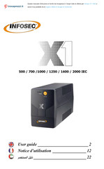 INFOSEC UPS SYSTEM X1-1000 Notice D'utilisation