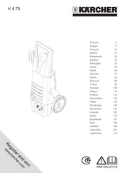 Kärcher K 4.75 Mode D'emploi