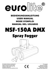 EuroLite NSF-150A DMX Spray Fogger Mode D'emploi