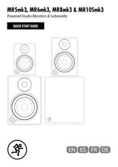 Mackie MR5mk3 Guide De Démarrage Rapide