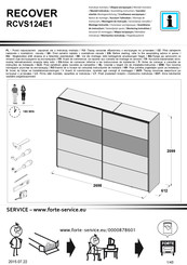 Forte RECOVER RCVS124E1 Notice De Montage