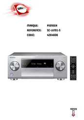 Pioneer SC-LX701-S Mode D'emploi